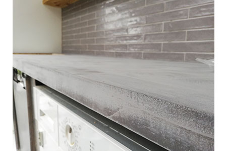 Micro cement (medio) worktop