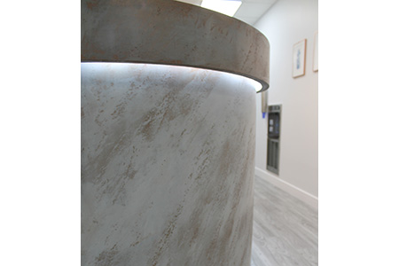 Venetian plastering - Venetian and copper effect