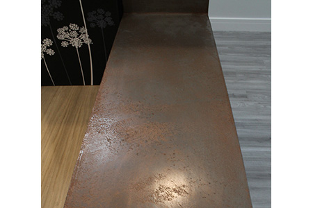 Venetian plastering - Venetian and copper effect